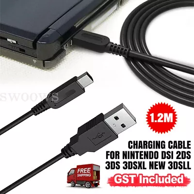 USB Charger Charging Power Cable For Nintendo DSI 2DS 3DS 3DSXL NEW 3DSXL • $4.76