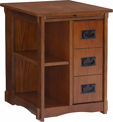 Mission Oak Powell Magazine Cabinet Table 22.5 L X 18.125 W X 24 H • $257.99