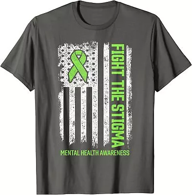 Fight The Stigma Mental Health Awareness Tee Unisex T-Shirt • $19.99