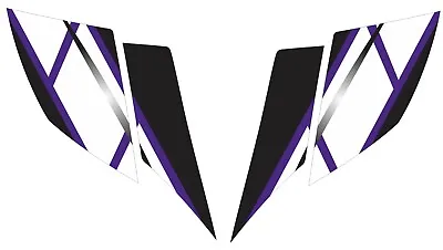 Graphics For 2003-2008 Yamaha YFZ450 YFZ 450 Purple Front Fender Decals • $27.35
