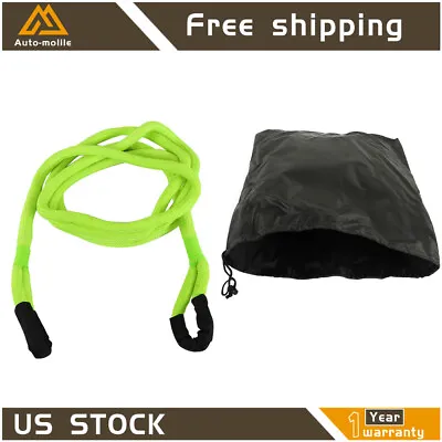 Green Kinetic Recovery Rope Snatch Rope Nylon 20' × 7/8  Towing Rope 28818 LBS • $48.19