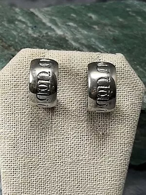 Designer Mignon Faget 925 Sterling Silver Millennium Pierced Earrings Retired • $75