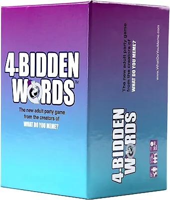 $39.99 • Buy 4-Bidden Words Card Game By What Do You Meme [Party Game] Au|