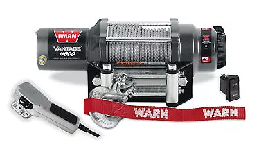 WARN VANTAGE 4000 12 Volt DC Powered Electric ATV Winch 4000-Lb. • $229.96