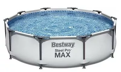 Bestway Swimming Pool 10ft X 30  Steel Pro Max Frame Above Ground Pool Outdoor • £108.99