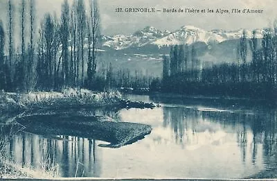 GRENOBLE - Bords De L'Isere Et Les Alpes L'Ile D'Amour - France • $7.87