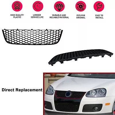 Front Lower Grill Center Honeycomb Mesh Grille For 06-09 VW Jetta Mk5 Gti Gli • $22.49