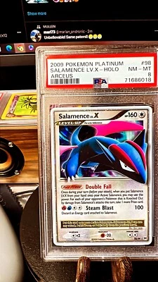 $27 • Buy PSA 8 NM-MT Salamence LV X Platinum Arceus Pokemon Card 98/99 2009 HOLO