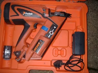 PASLODE IM 360Ci  LITHIUM  1ST FIX FRAMING NAILER 50- 90mm Nails  FULL KIT G.W.O • £299