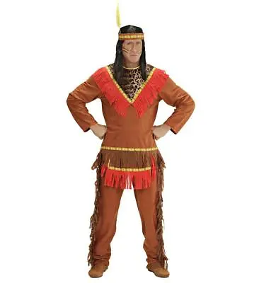 Red Indian Set Small UK 38 - 40 Adult Mens Fancy Dress Costume • £22.99