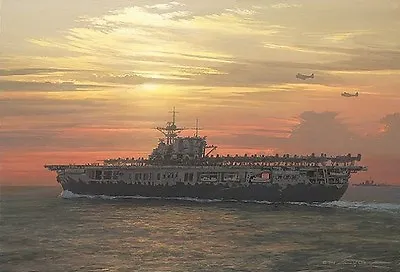 $385 • Buy WILLIAM PHILLIPS Toward Setting Sun Doolittle Raid W/Exclusive USS Hornet (CV-8)