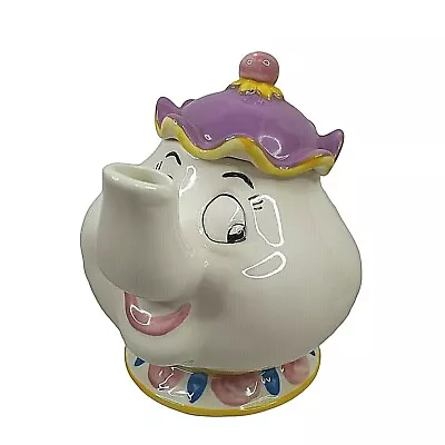 Vintage Disney Beauty And The Beast Mrs Potts Teapot USA 1990 • $34.99