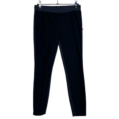 $3 • Buy Lou & Grey Skinny Pants Women’s Sz XS Pull On 2 Tone Charcoal/Black Color Block