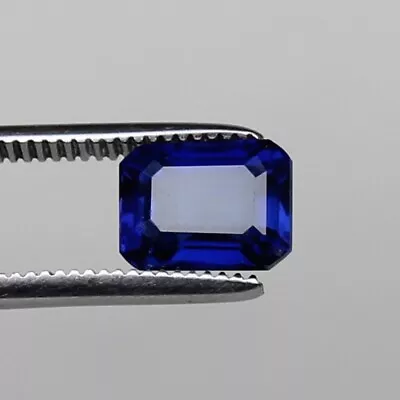 Blue Sapphire 5.50 Ct Octagon Cut 10.90x 8.00 X 5.35 Mm Lab Grown Loose Gemstone • $9.99