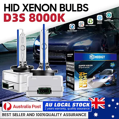 D3S Headlight Bulb Lamp 8000K High Low Beam Xenon HID Replacement LED Light Bulb • $43.69