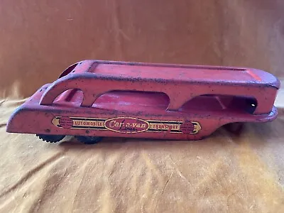 Vintage Marx Car Hauler Trailer Car-a-van Limes Automobile Transport • $45