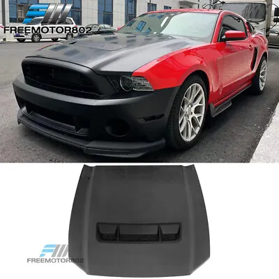 Fits 10-14 Ford Mustang GT500 Style Hood Aluminum Air Intake Scoop Vent Panel • $769.99