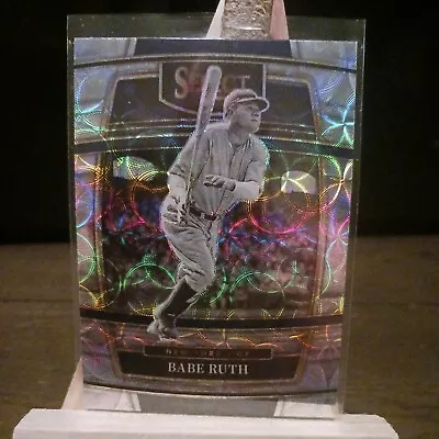 2022 Panini Select Babe Ruth Concourse Silver Scope Prizm Refractor #70 Mint SP • $3.85