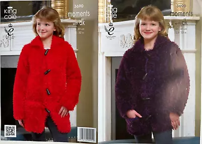 £3.20 • Buy King Cole 3690 Moments Knitting Pattern Jacket & Coat, 22 - 32 Inches