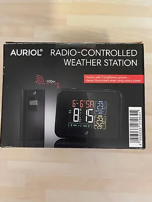 £17.99 • Buy Auriol Radio Controlled Weather Station Color LCD (black ) New B1