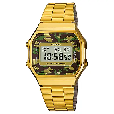 £69.99 • Buy Casio Alarm Chrono Army Digital Watch A168WE - Brand New & Boxed