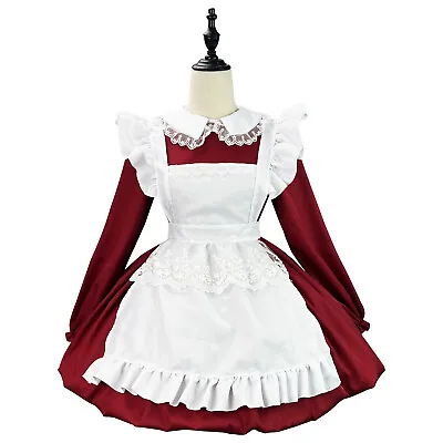 Japanese Anime Sweet Lolita Maid Costume Cosplay Kawaii Dress Uniform • $37.99