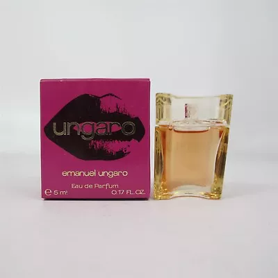 UNGARO For Women By Emanuel Ungaro 5 Ml/ 0.17 Oz Eau De Parfum Mini NIB • $14.99