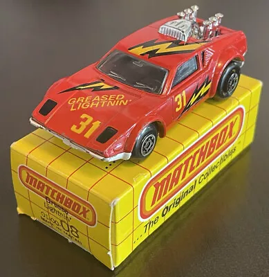 Matchbox Greased Lightning MB8 De Tomaso Pantera With Box 1983 Good Condition • $6.97