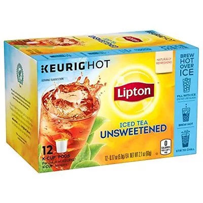 Lipton K-Cups Classic Unsweetened Iced Tea 24  Assorted Flavor Names  Sizes  • $28.69