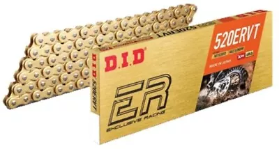 D.I.D DID 520 ERVT Xring Motorcycle Drive Chain Gold With Clip Master Link • $95