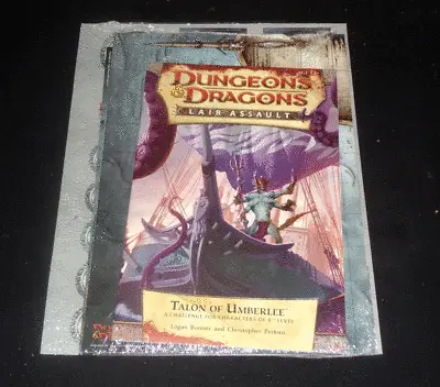 4th Edition Dungeons & Dragons Lair Assault Talon Of Umberlee RPG Game Chall • $59.99