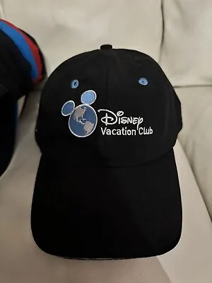 Black Disney Vacation Club Member Hat Light Blue Trim • $9.99