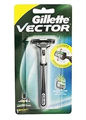 Gillette Vector Plus Manual Shaving Razor 1 Pc • $19.54