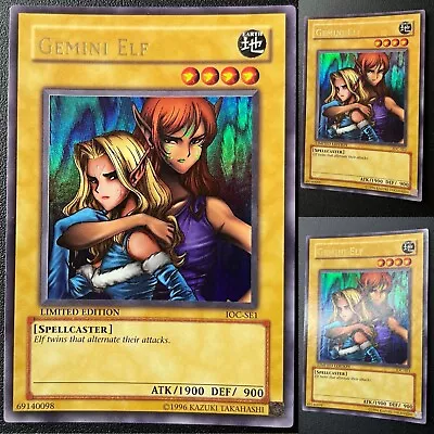 Yu-Gi-Oh! Gemini Elf - IOC-SE1 - Ultra Rare - Limited Edition - Near Mint • $4.41