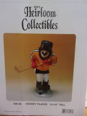 Zim's Collectibles Hockey Player Z00-38  Vintage Nutcracker In Original Box 2000 • $39.95