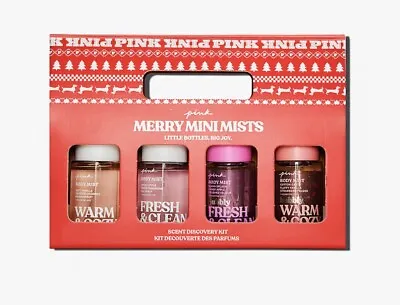 NEW Victoria's Secret PINK Merry Pinkmas *2023* Holiday 4 Pc. Mist Gift Box Set • $29.95