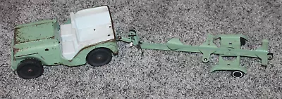 Vintage Green TONKA JEEP With BOAT TRAILER • $79