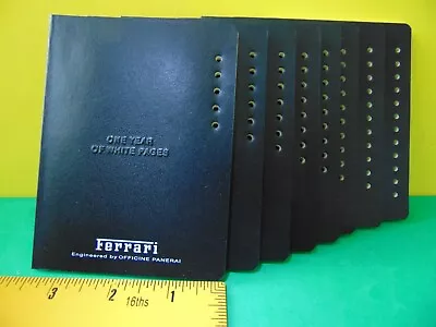 Lot Of 8 New Nava Ferrari Officine Panerai White Pages Booklets 3.5 X 4.75  • £16.16