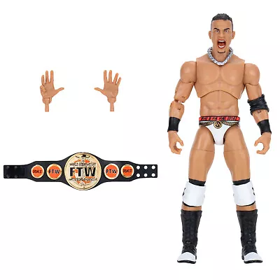 AEW Unrivaled 14 Ricky Starks Elite FTW Belt Wrestling Action Figure WWE Kid Toy • $58.99