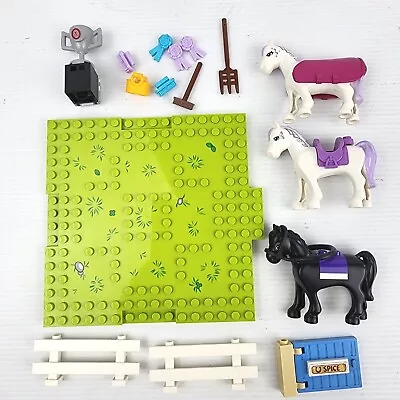 LEGO Friends Horse Stable Accessories Fence Animals Bulk Lot Bundle  • $44.90