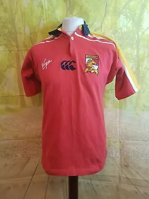 London Broncos Rugby League 2002 Red Canterbury Home Shirt. UK Men's Size Small • £45