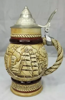 Vintage 1977 Avon Collectible Beer Stein Sailing Nautical Tall Ships #118899 • $12.99