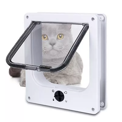 Upgraded Version - EGETOTA Cat Doors Flap (for Cat Up To 15.7lb) Magnetic Pe... • $33.62