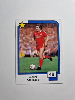 JAN MOLBY (Liverpool)  Panini Soccer Superstars 1988 • £5