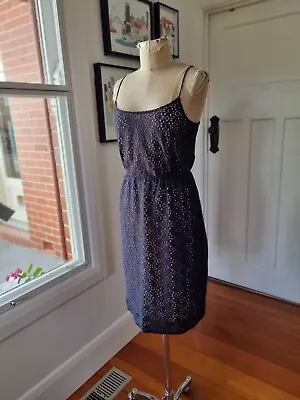 J Crew Size 6 ( US2 ) Black Lace Classic Vintage Style Cocktail Dress • $48