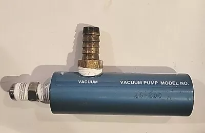 Vaccon Used Cylindrical Vacuum Pump Mid J-Series Fixed Venturi JS-200 • $60