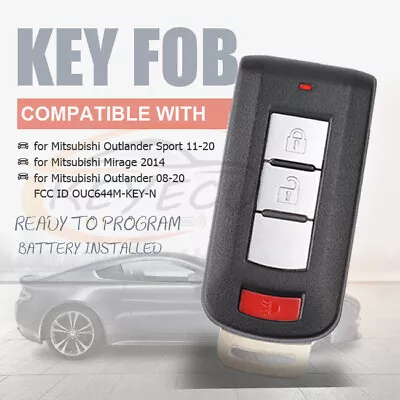 2008 - 2020 Smart Key Replacement For Mitsubishi FCC# OUC644M-KEY-N - 315 MHz • $19.94