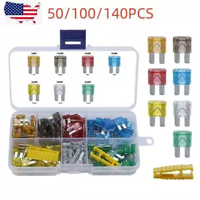 50/140pcs ATR Micro2 Blade Fuses Assorted Kit Car 30A 25A 20A 15A 10A 7.5A 5A • $12.99