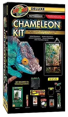 Zoo Med Deluxe ReptiBreeze Chameleon Kit Starter Kit For All Old World Chameleon • $176.99