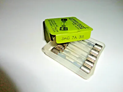 7 Amp Fast Blow Glass Fuses 1-1/4  6x30mm 250 Volts 3 AG USA Quick Ship!  • $4.99